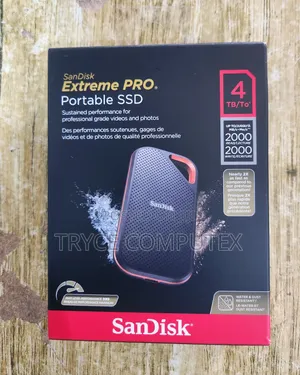 Sandisk 4tb Extreme Pro Portable SSD - Up to 2000mb/S