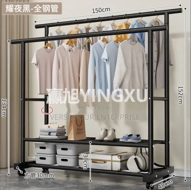 Double Pole Cloth/Shirt Rack