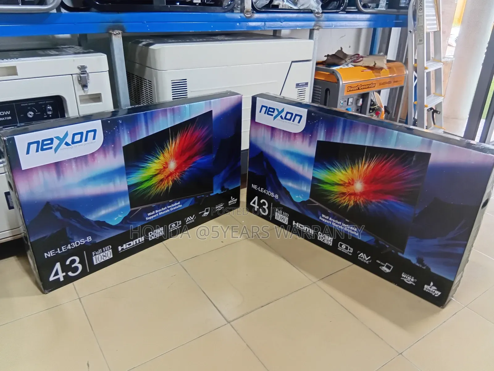 Super Wide 43inches Nexon Digital Television 43inches Tv