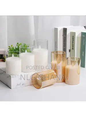 210mah 3v 3pcs Set Moving Flame Imitation Candle.