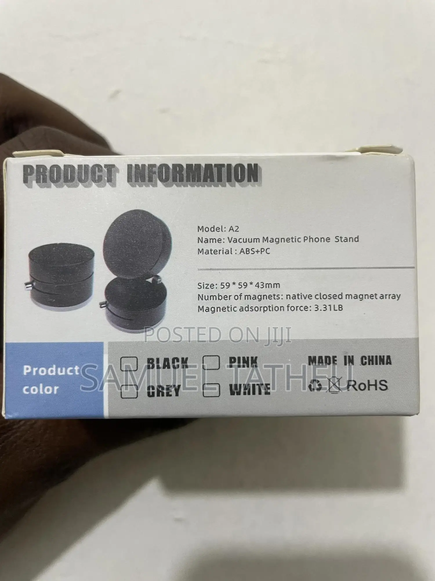 Vacuum Magnetic Phone Mount