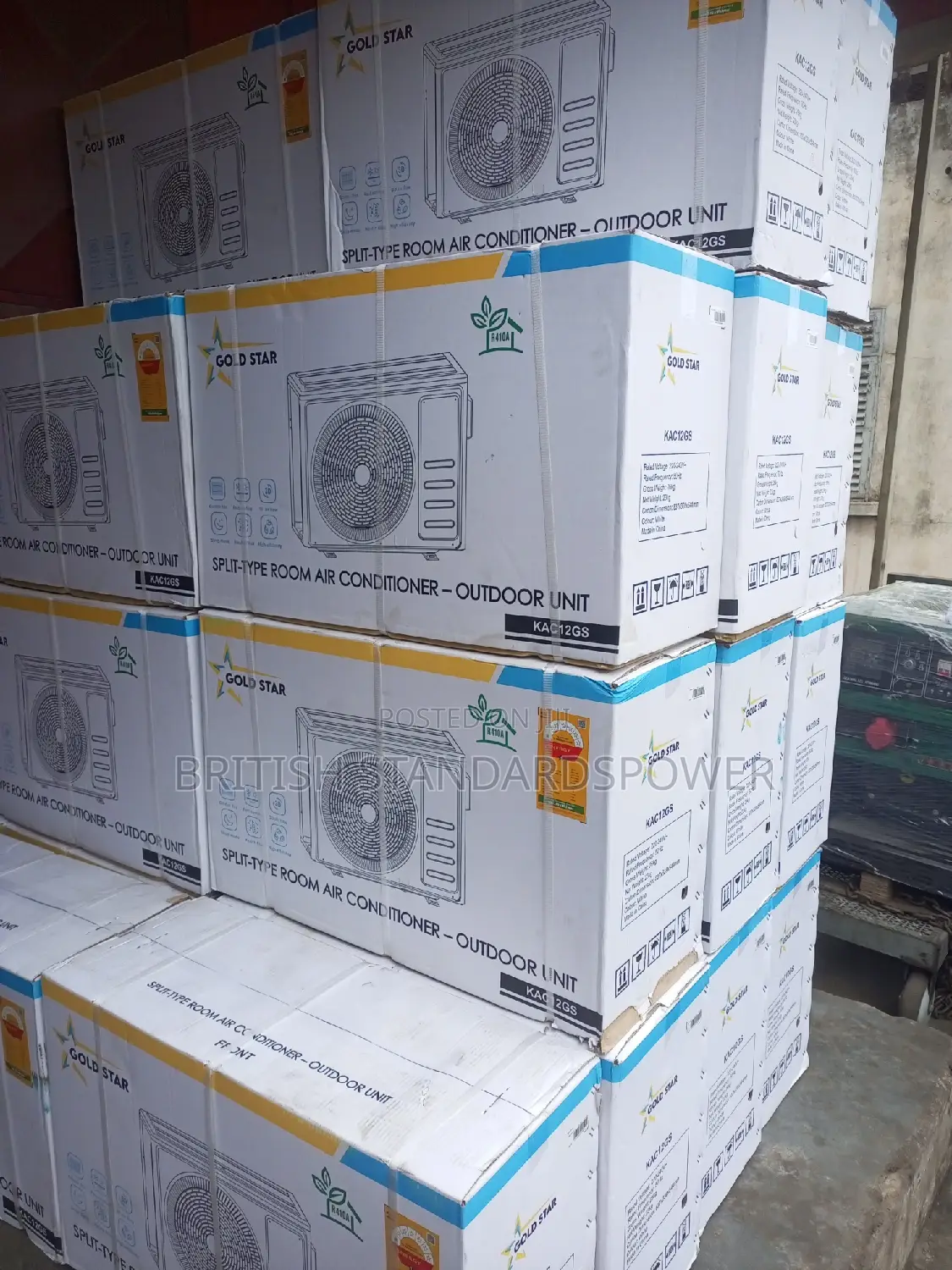 Lucrative Kac12gs Gold Star Air Condition Split Energy Set