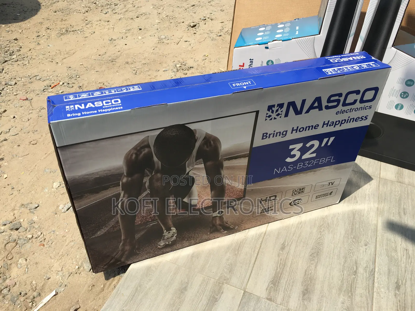 Nasco 32" Led Satellite Tv Hdmi Usb Movie Vga