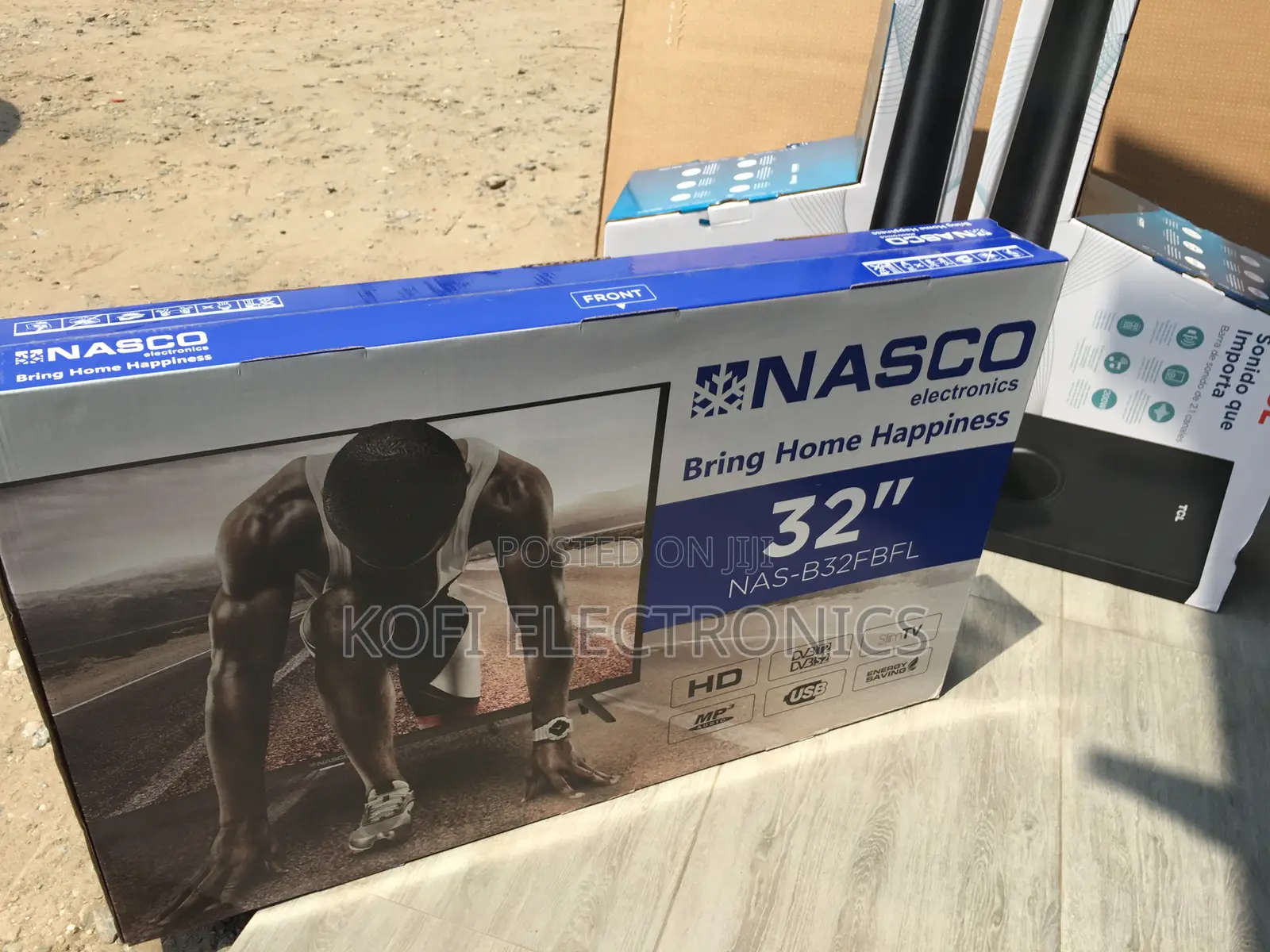 Nasco 32" Led Satellite Tv Hdmi Usb Movie Vga