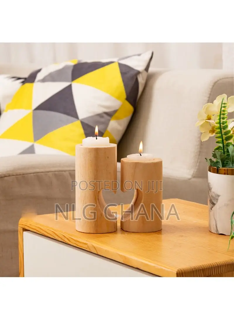 2pcs / Set Valentine Day Heart Design Round Wooden.