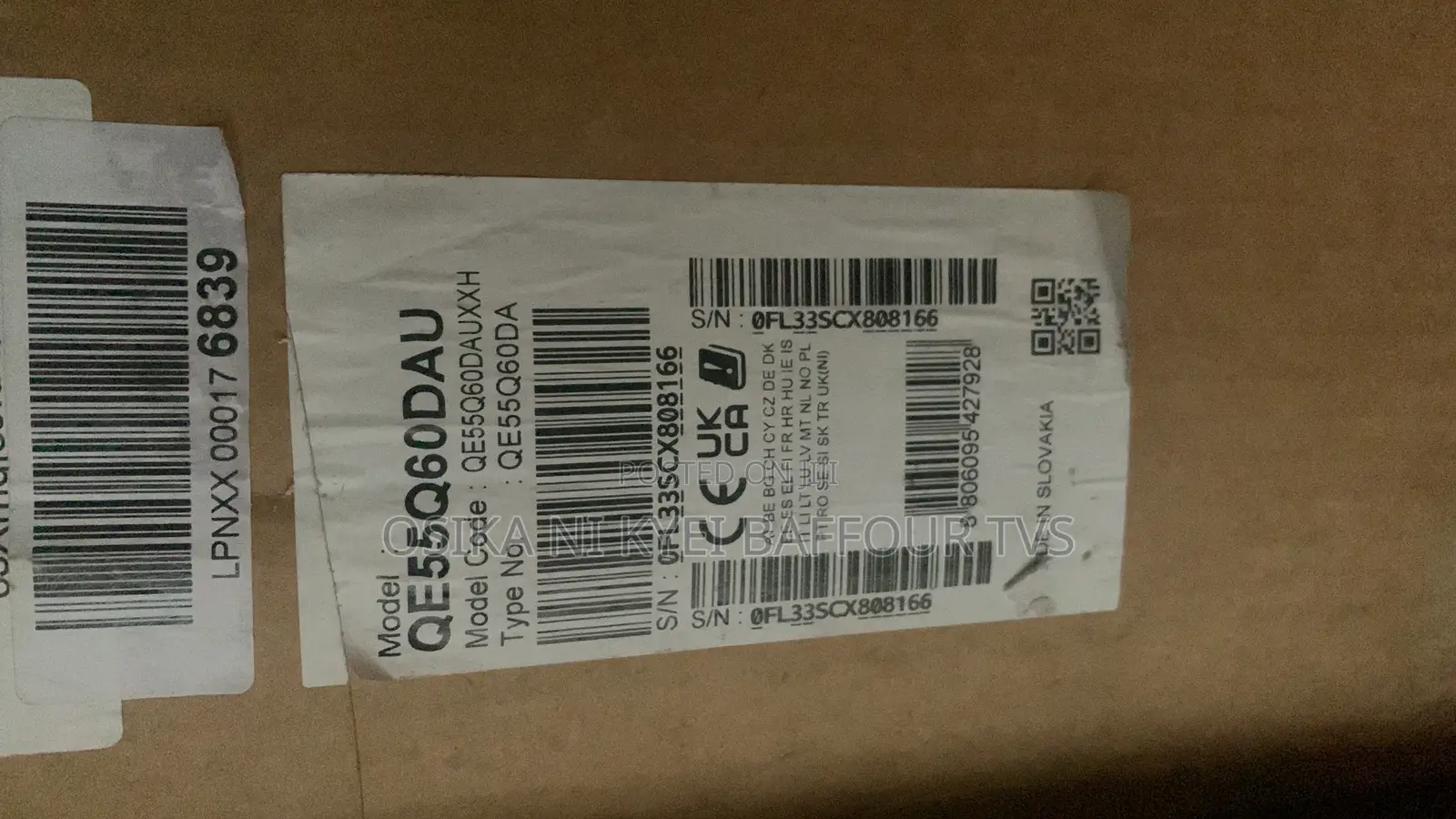 Samsung Qled 55 Inches 2022 Model Smart Open Box Tv