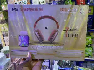 Series 9 Smart Watch. 7straps and P9 Wireless Headset