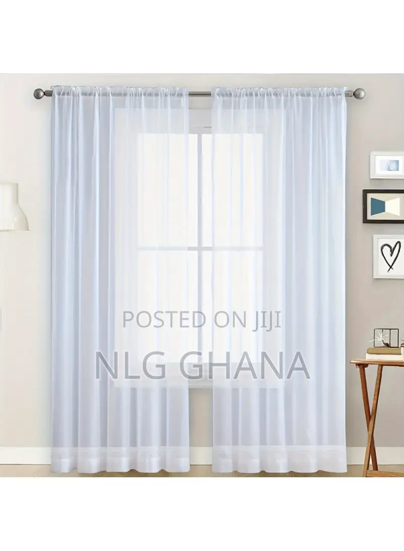 1pc 39.4x51.2inch Solid Color Semi Sheer. Tvx27966