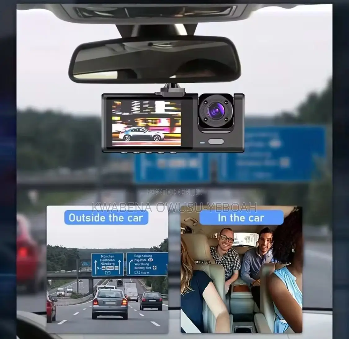2 Channel Car Dash Cam