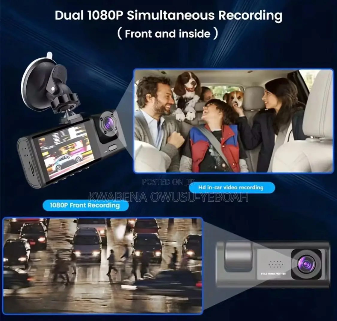 2 Channel Car Dash Cam