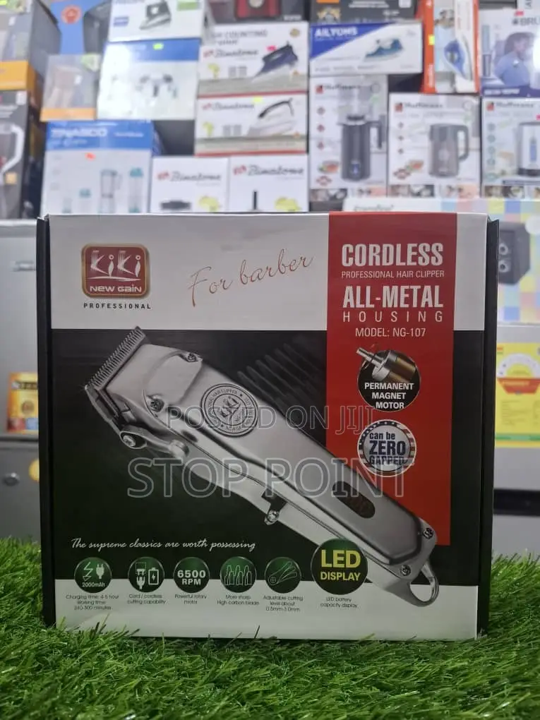 Cordless Metal Professional Hair Clipper