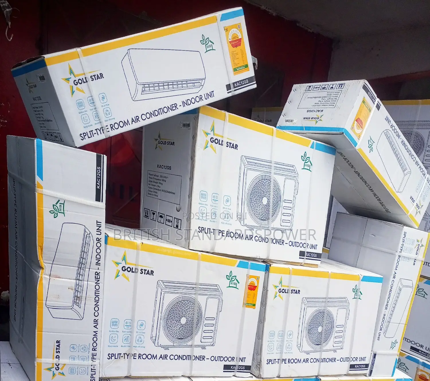 Amiable 1.5hp Gold Star Energy Set Ac Air Condition 1.5hp