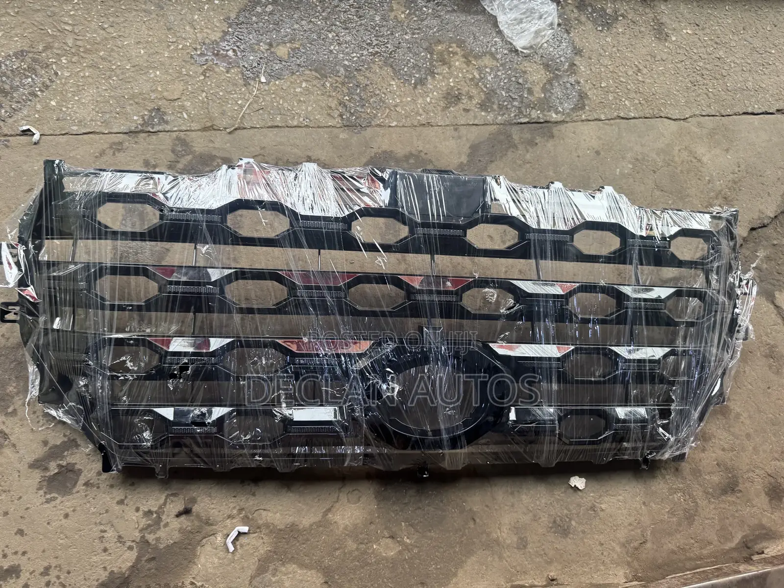 Front Bumper Grille Black Trim For 2022-2024 Toyota Tundra