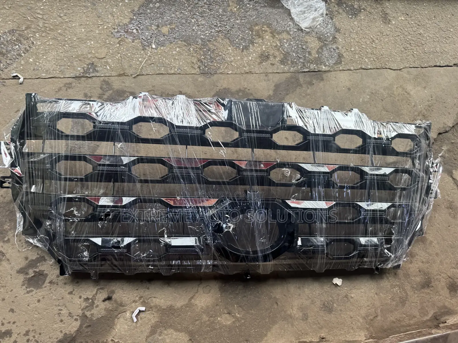 Front Bumper Grille Black Trim For 2022-2024 Toyota Tundra