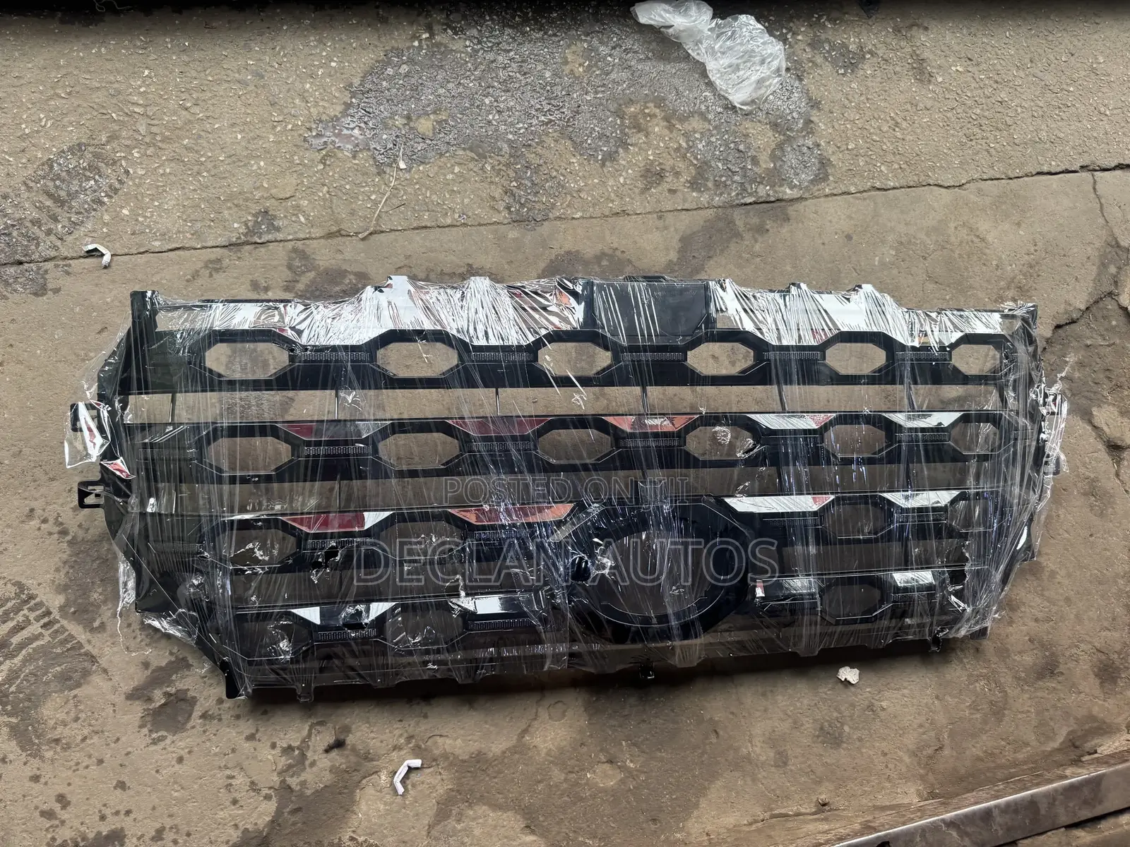 Front Bumper Grille Black Trim For 2022-2024 Toyota Tundra