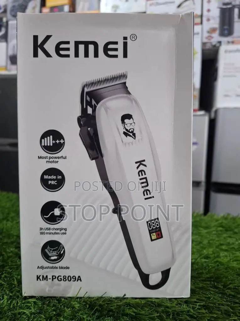 Kemei Hair Clipper With Adjustable Blade