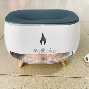 Colour Flame Led Humidifier Aroma Diffuser With Remote