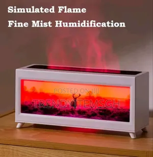 Flame Aroma Humidifier Essential Oil Diffuser