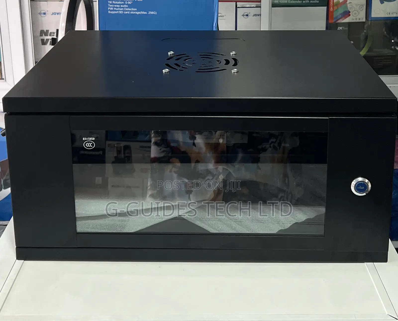 4u Cabinet 520x400x240mm With Extension Board, Fan and Tray