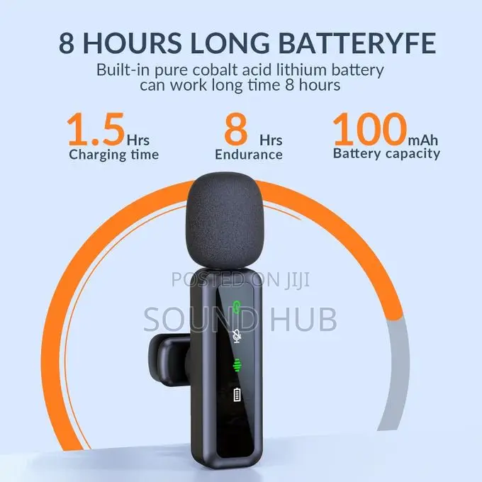 3 In 1 Lapel Microphone With Noise Cancellation