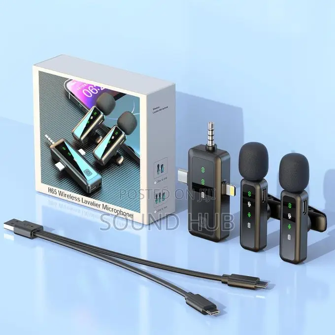 3 In 1 Lapel Microphone With Noise Cancellation