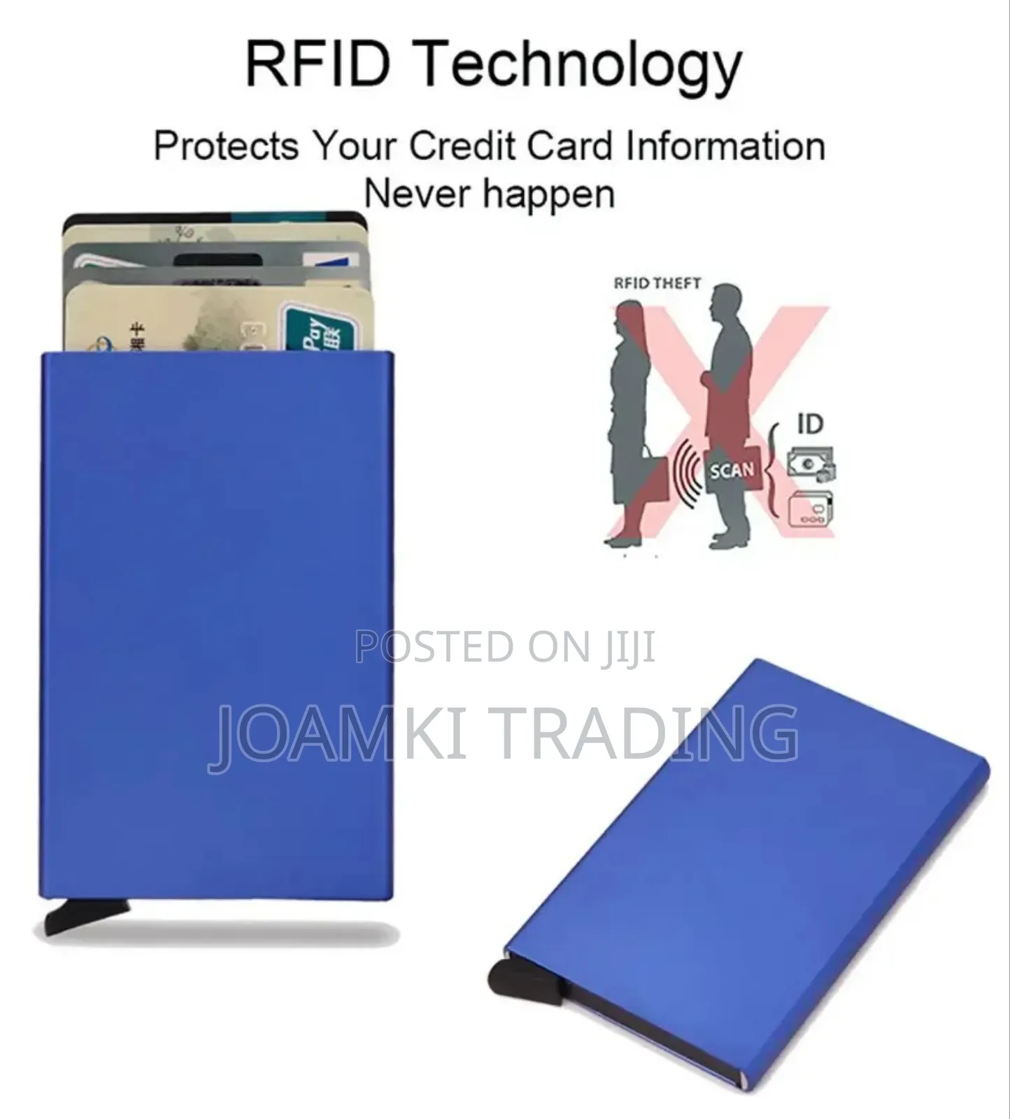 Rfid Aluminium Wallet Multi Card Holder