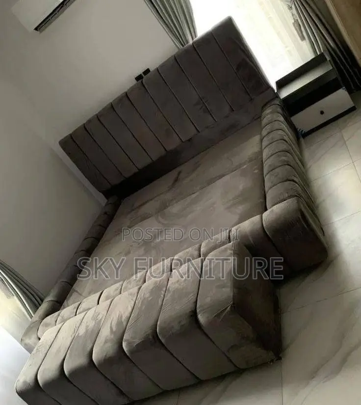 Sanctuary Queen-size Bed Frame With Ottoman And Side Drawer