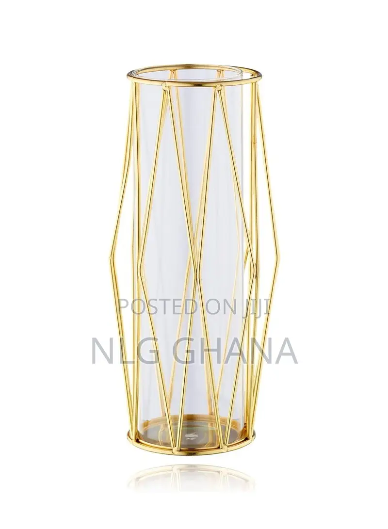 Lantern Shaped Hydroponic Transparent Glass Vase. Ghx3755