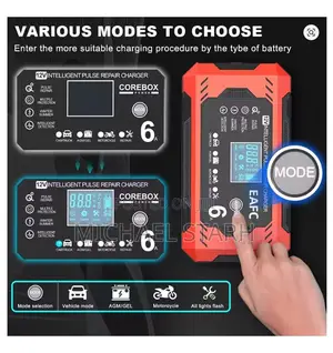 Car Battery Charger 6a 12v Car and Motor Battery Charger