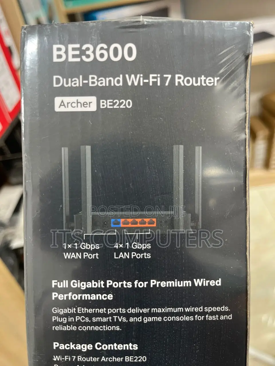 Tp- Link Be3600 Dual-Band Wi-Fi 7 Router