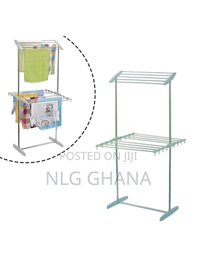 2 Layer Multifunctional Clothes Drying Rack. Ghx3142