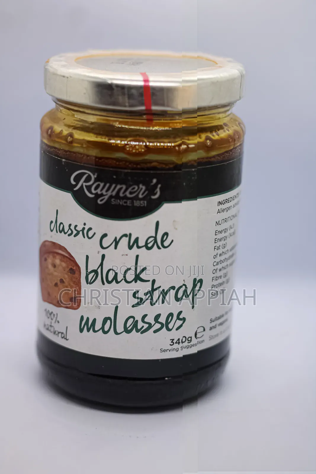 Rayner's Classic Crude Blackstrap Molasses