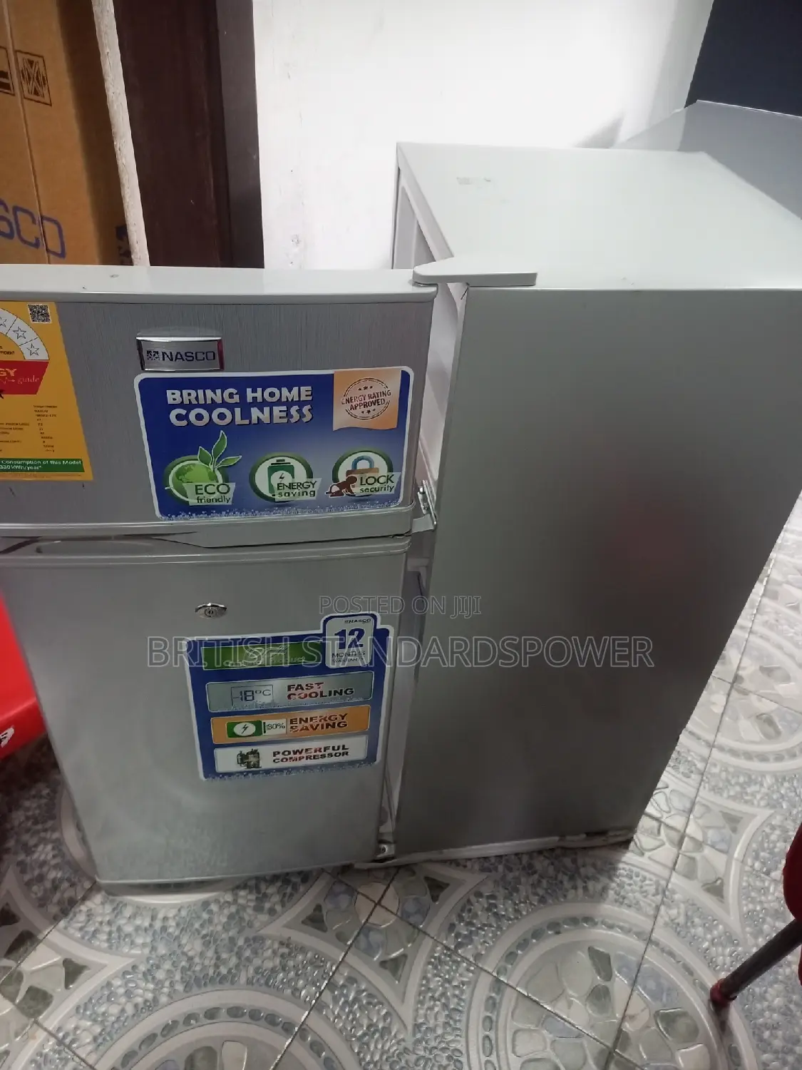 Agile 95l Nasco Fridge Freezer Energetic System Set