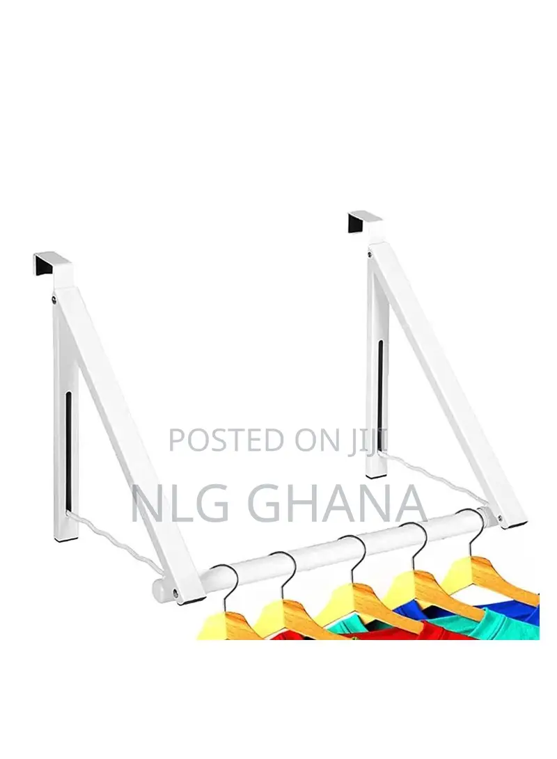 Foldable Over the Door Hook Drying Rack. Tvx20344