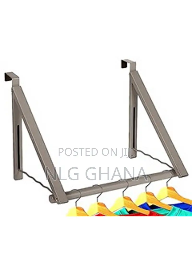 Foldable Over the Door Hook Drying Rack. Tvx20344