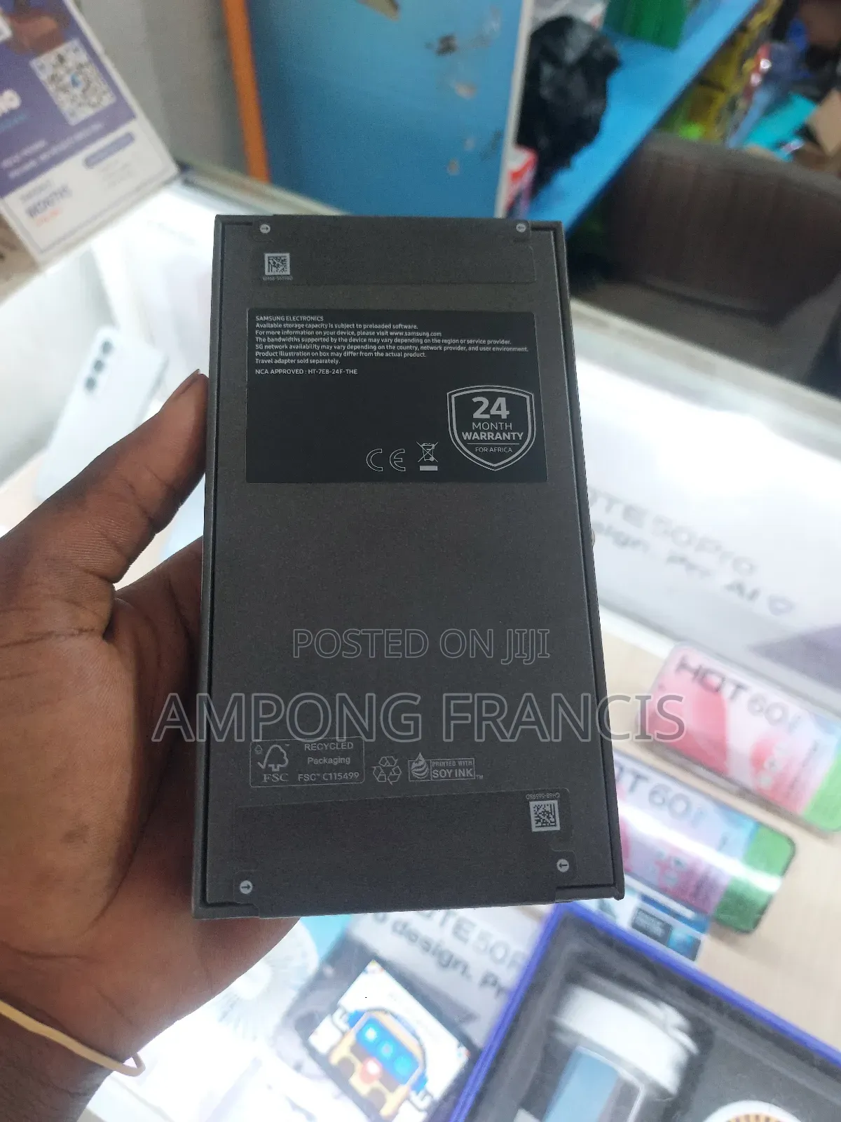 New Samsung Galaxy S25 256 GB Black