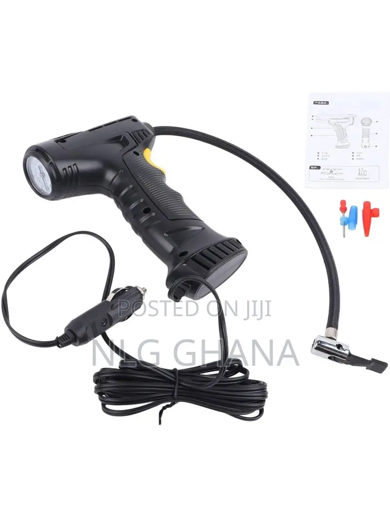 120w Portable Car Tire Inflator With Pressure. Tvx11451