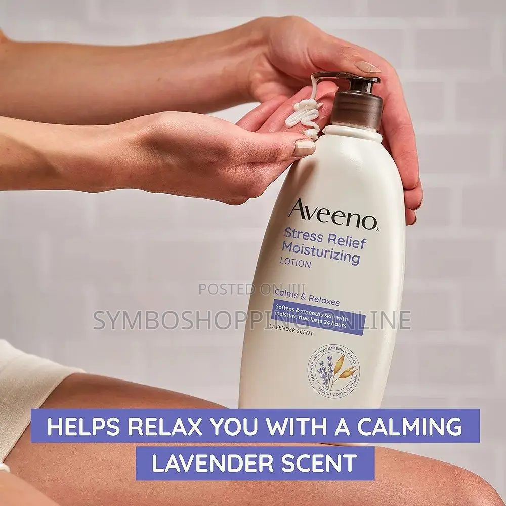 Aveeno Stress Relief Moisturizing Lotion 12 Oz