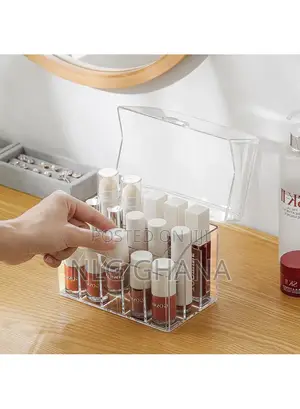 Lipstick Storage Box Dust-Proof Flip Cover.