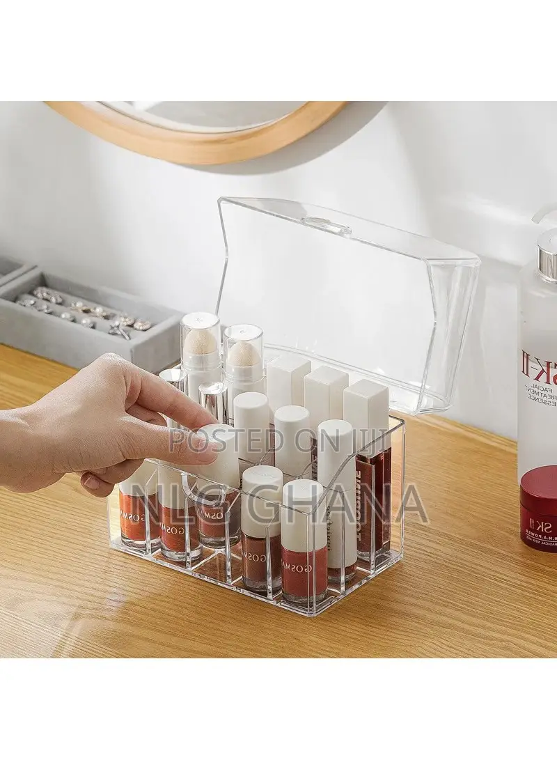 Lipstick Storage Box Dust-Proof Flip Cover.