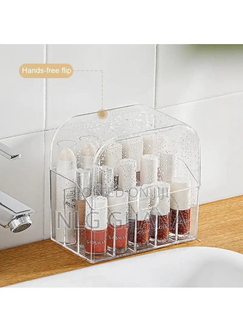 Lipstick Storage Box Dust-Proof Flip Cover.