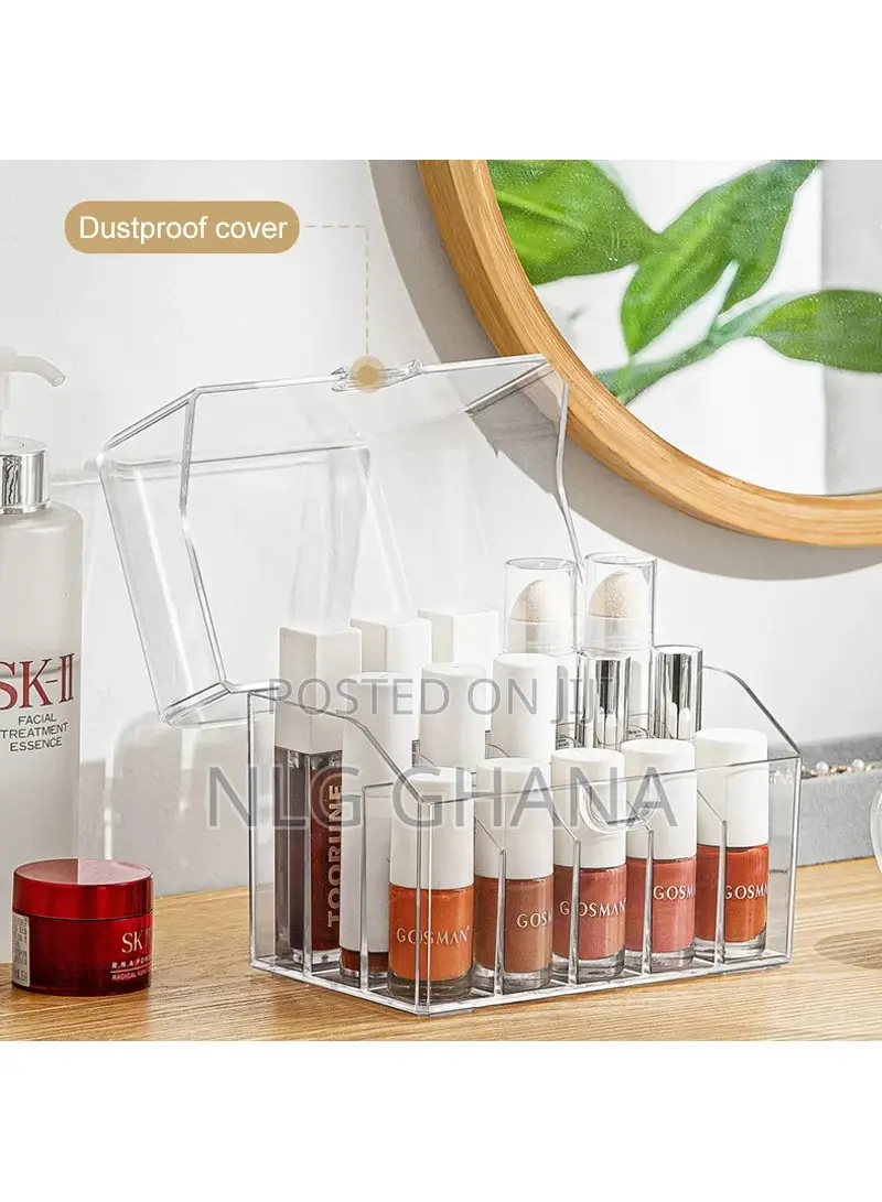 Lipstick Storage Box Dust-Proof Flip Cover.