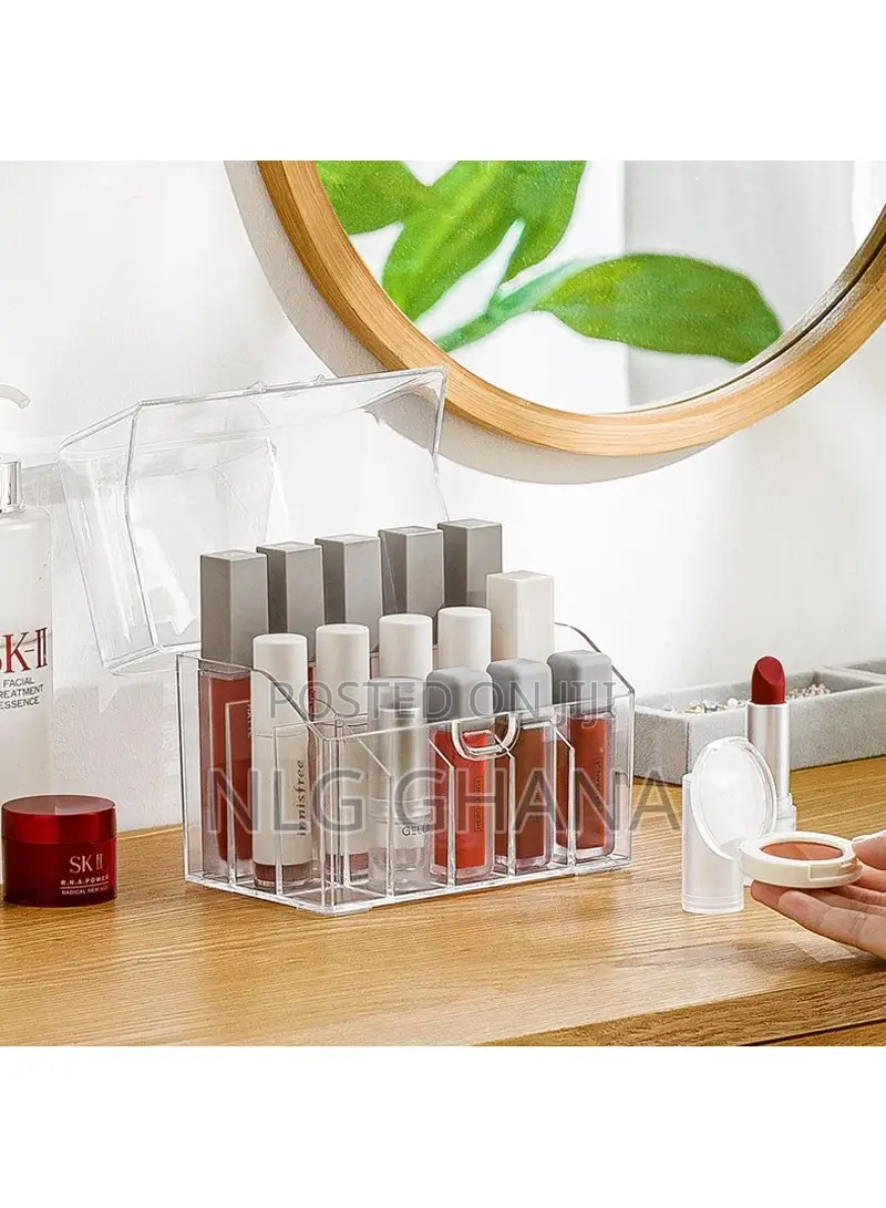 Lipstick Storage Box Dust-Proof Flip Cover.