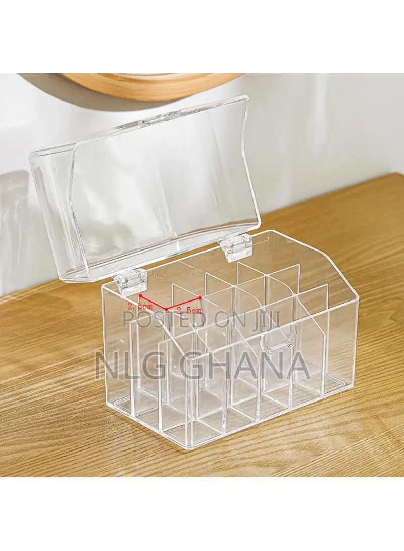 Lipstick Storage Box Dust-Proof Flip Cover.