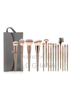 15 PCS Makeup Brush Set With Case. Tvx25494