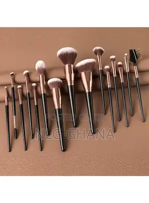 15 PCS Makeup Brush Set With Case. Tvx25494