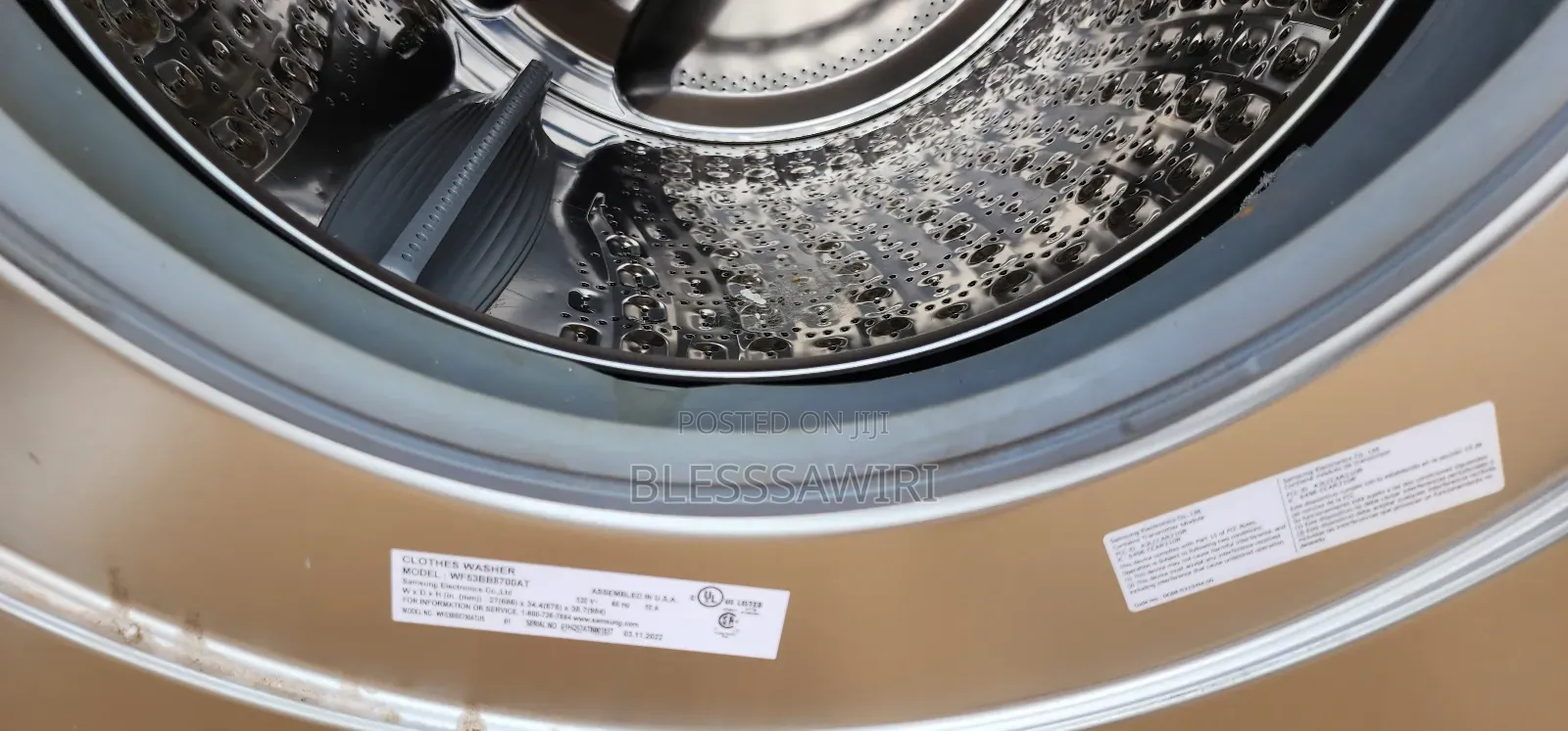 Usa Samsung 20kg Front Load Washer With Wi-Fi, Ai, Smart Control