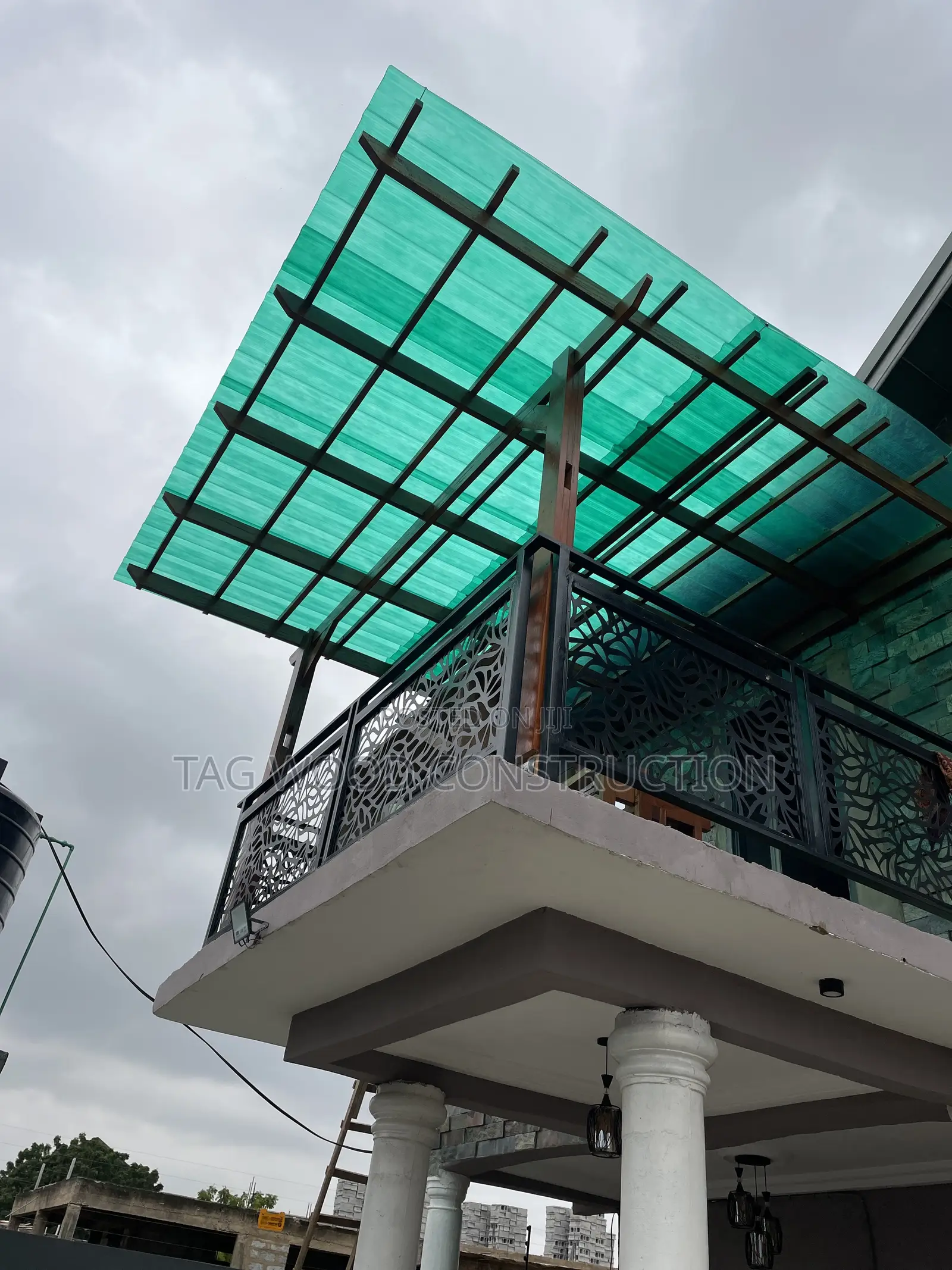 Rooftop Pergola Installation