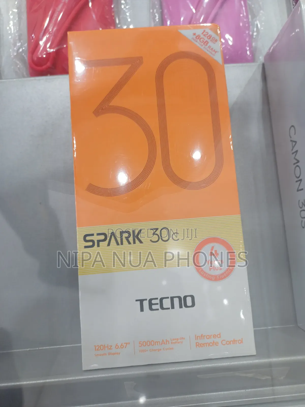 New Tecno Spark 30C 128 GB White