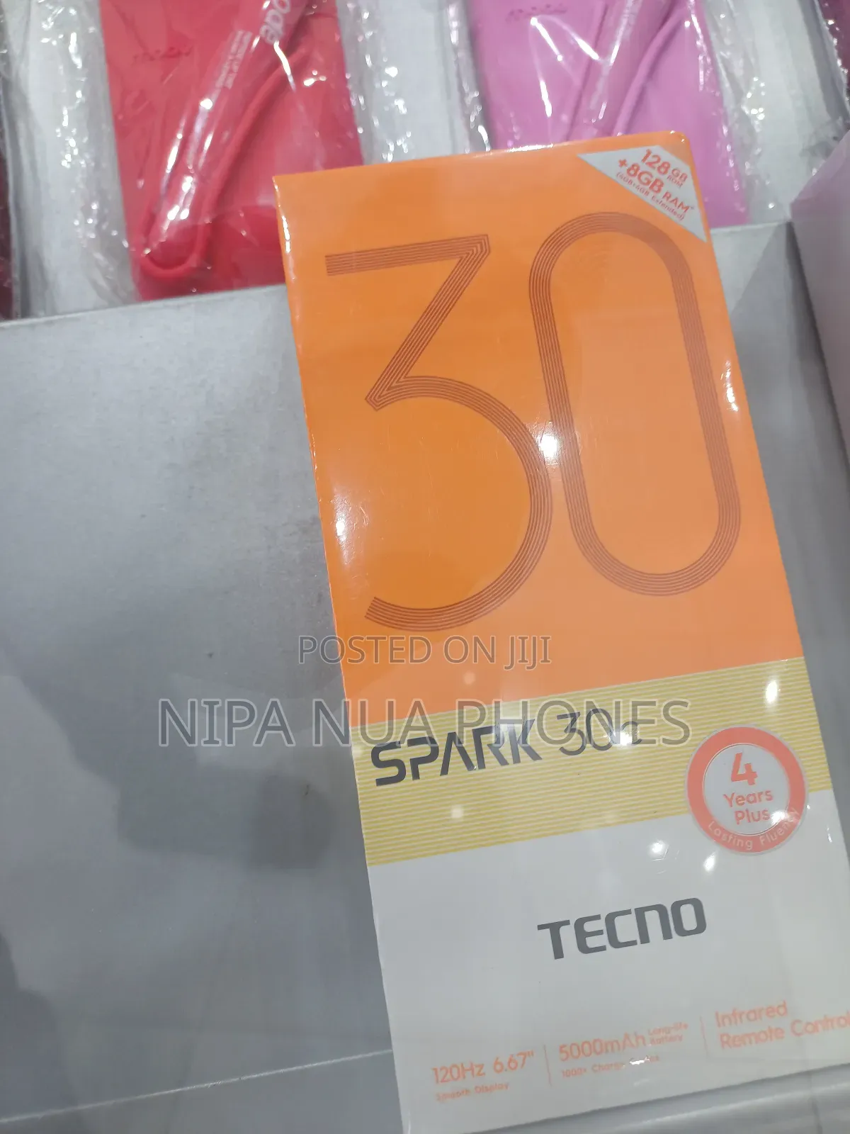 New Tecno Spark 30C 128 GB White